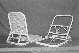 Folding chair with fittings (made to order: delivery time approx. 2 weeks)