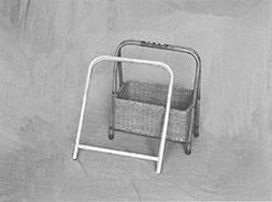 U-shaped bones, set of 2, white/brown (made to order: delivery time approx. 2 weeks)