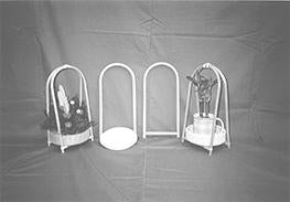 U-shaped frame with board (made to order: delivery time approx. 2 weeks)