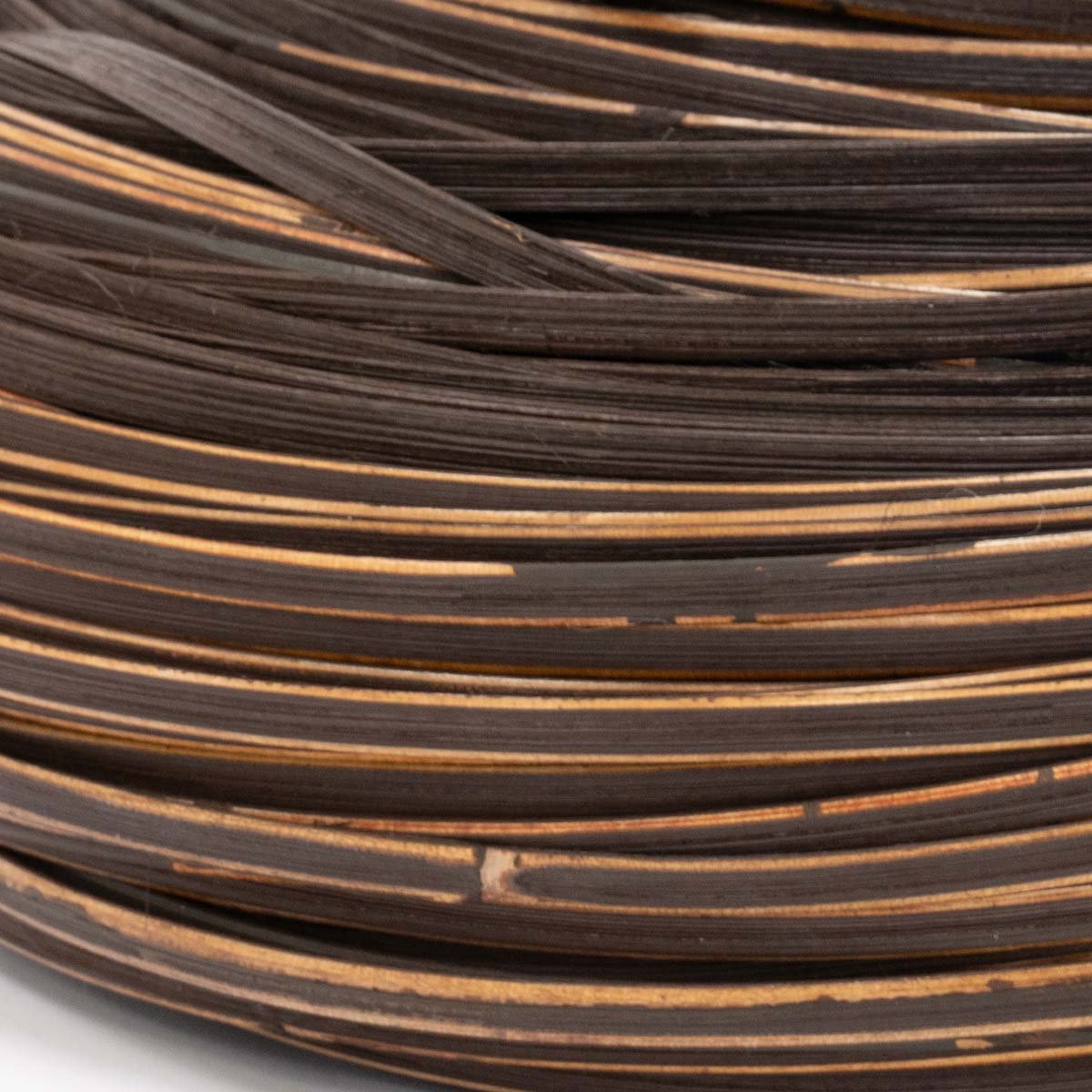 Brown-dyed backless bark rattan approximately 500g 4~5mm/5~6mm