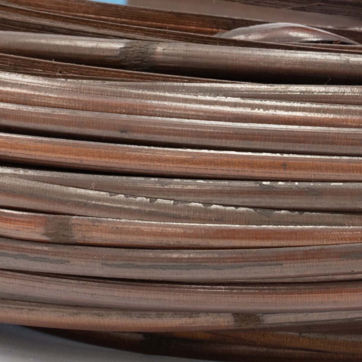 Brown-dyed bark rattan, large bundle (approximately 2kg) 4~5mm, 5~6mm