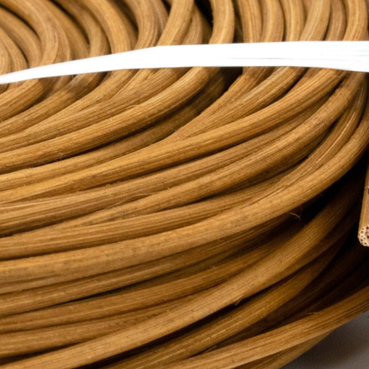 Brown dyed round core AT approximately 300g 2mm, 2.5mm, 2.75mm, 3mm